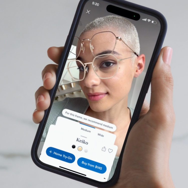 Try on glasses app sales